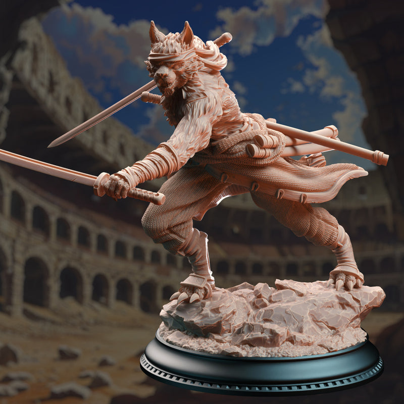 Tabaxi Samurai Swordmaster - Susaneko - Only-Games