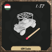 1/87 40M Csaba armoured car - Only-Games