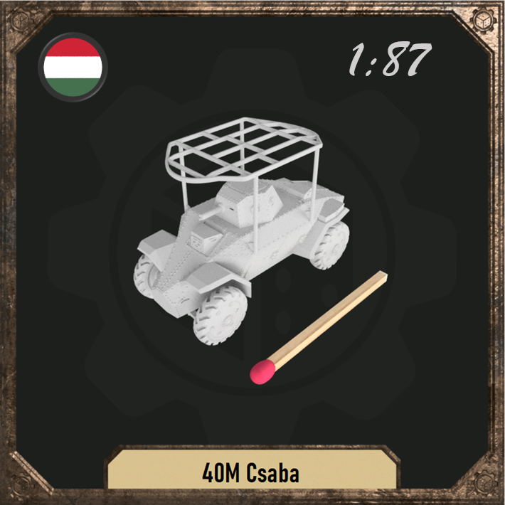 1/87 40M Csaba armoured car