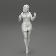 Cute Woman Wearing Long Shirt while Posing - Only-Games