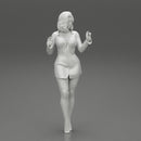 Cute Woman Wearing Long Shirt while Posing - Only-Games