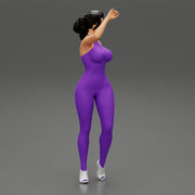 Sexy woman standing and posing in lingerie - Only-Games