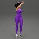 Sexy woman standing and posing in lingerie - Only-Games