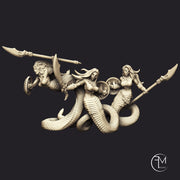 Snakewoman Guards - 3 Units (AMAZONS! Kickstarter) - Only-Games