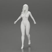 Naked Fashion woman walking - Only-Games