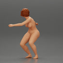 Nkaed Girl Riding Wave on board - Only-Games