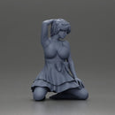 Graceful Pose in Pink Dress Radiating Elegance and Confidence - Only-Games