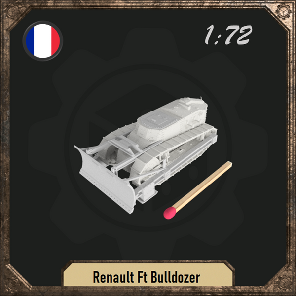 1/72 Renault Ft Bulldozer