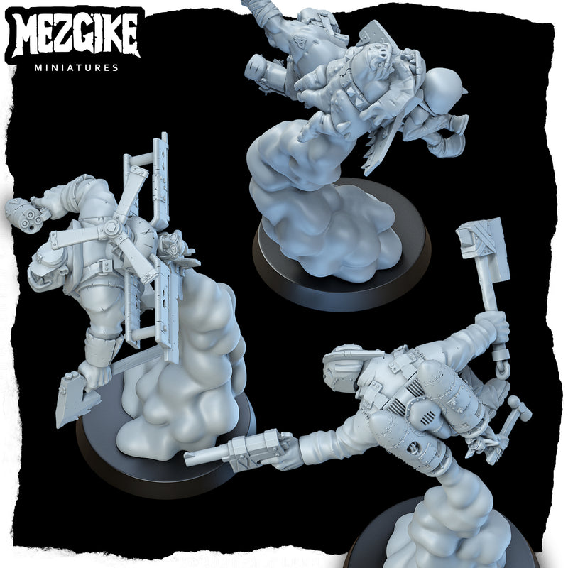 Jump boyz mob B (6 physical miniatures) - Only-Games