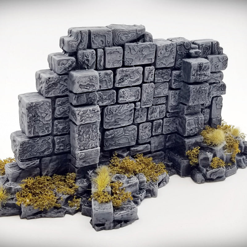 Basic Wall B: Ancient Ruins Terrain Set - Only-Games