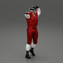 Rugby player celebrates - Only-Games