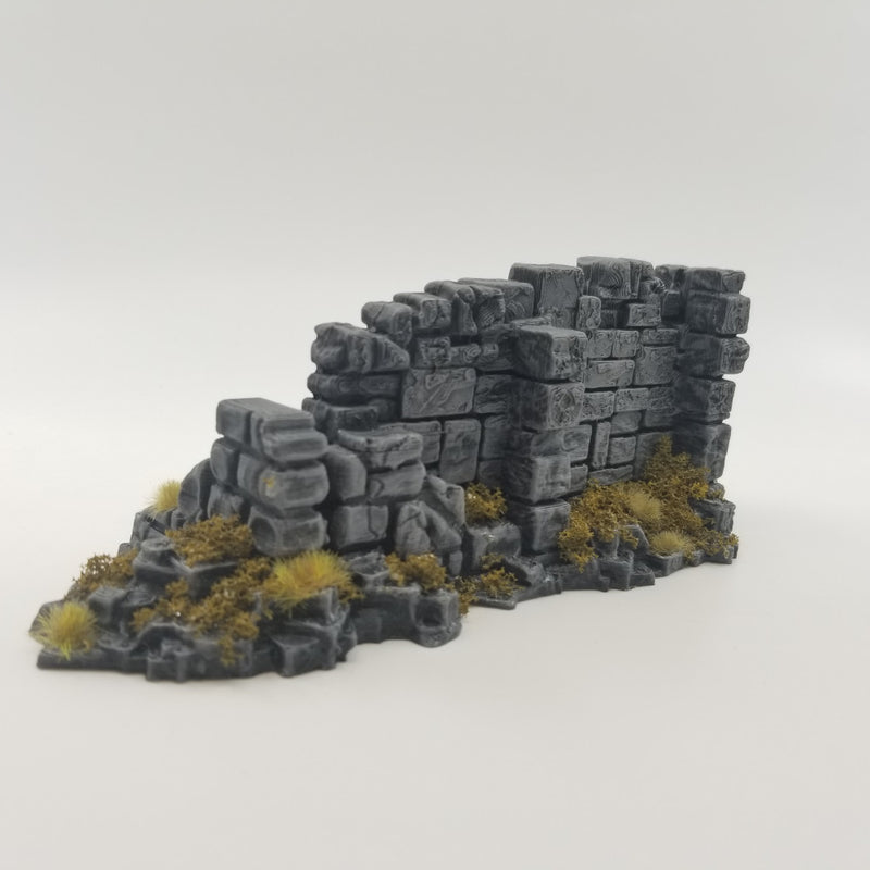 Basic Corner Wall A: Ancient Ruins Terrain Set - Only-Games