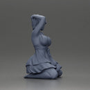 Graceful Pose in Pink Dress Radiating Elegance and Confidence - Only-Games