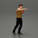 Travel man pointing the right way - Only-Games