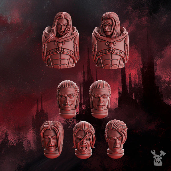 Crimson Wings Handsome Heads Set x7 - Only-Games