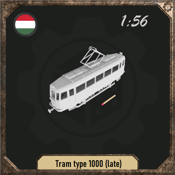 1/56 Tram type 1000 (late)