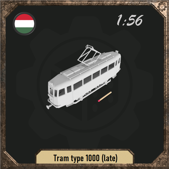 1/56 Tram type 1000 (late)