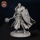 Kaedran the War Cleric - Fantasy Cleric STL Miniature
