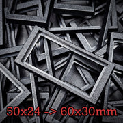 50x24mm to 60x30mm Rectangle Bases Converters ABS Plastic - Only-Games