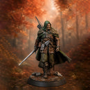 Torvin the Ranger - Fantasy Ranger STL Miniature