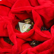 Velvet Vault | Super-Soft Large Dice Bag | Brown - Only-Games