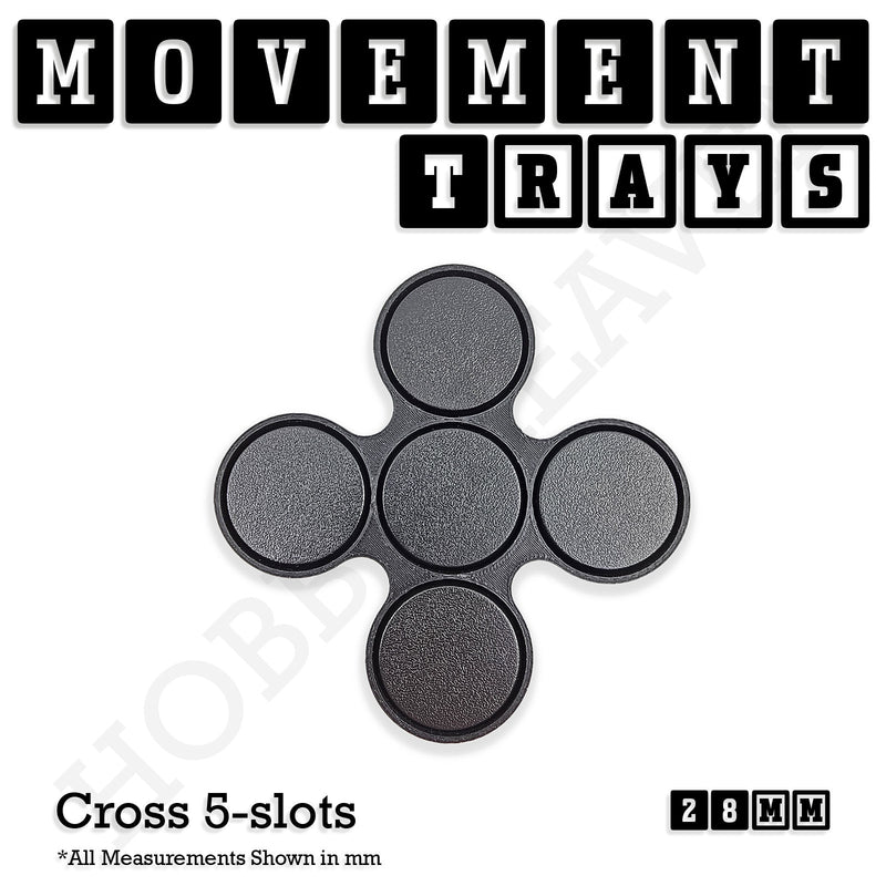 28mm Movement Trays for Tabletop Games | Wargaming | Full Range - Only-Games