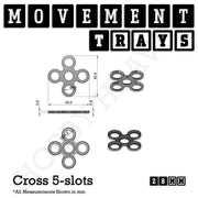 28mm Movement Trays for Tabletop Games | Wargaming | Full Range - Only-Games