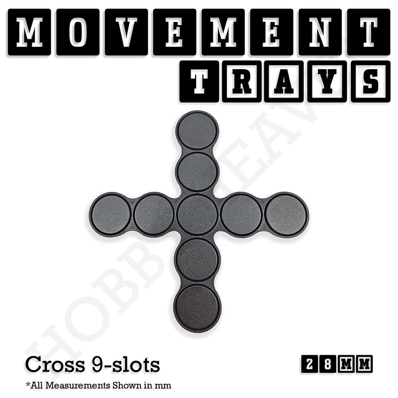 28mm Movement Trays for Tabletop Games | Wargaming | Full Range - Only-Games