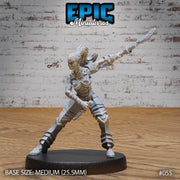 Dark Elf Gladiator Female Attack - Only-Games