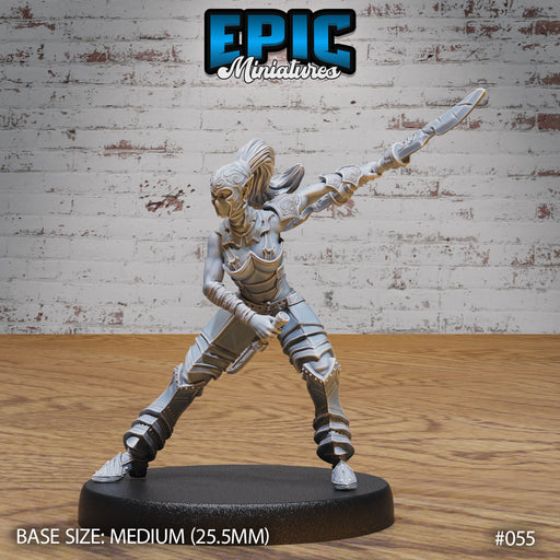 Dark Elf Gladiator Female Attack - Only-Games