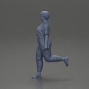 Fat girl training in the gym with dumbbells for leg workouts to lose weight - Only-Games