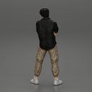 Asian gangster homie standing crossed hands - Only-Games