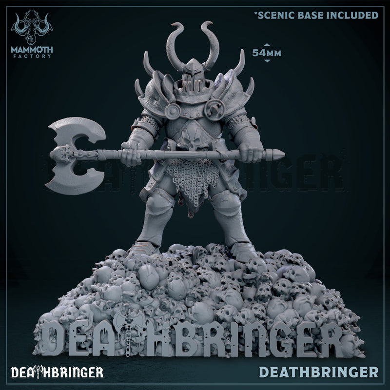 Deathbringer on Scenic Display Base or 25mm Resin Base - Only-Games