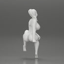 sexy girl in a bikini posing on the beach sitting at the deck chair - Only-Games