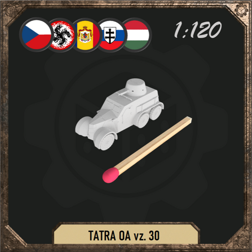 1/120 TATRA OA vz. 30 armoured car - Only-Games