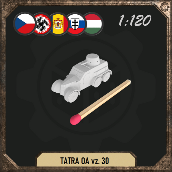 1/120 TATRA OA vz. 30 armoured car