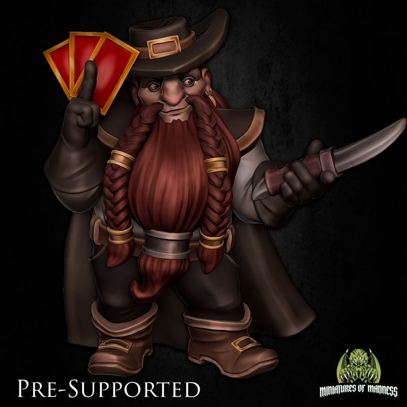 Fingrith Sharpaper  [PRE-COLORED] Dwarf Rogue - Only-Games