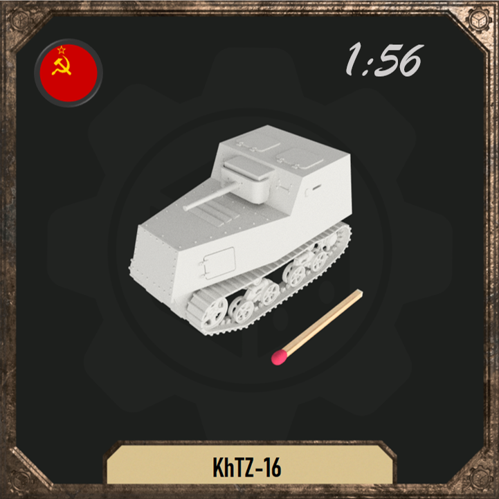 1/56 KhTZ-16 improvised tank