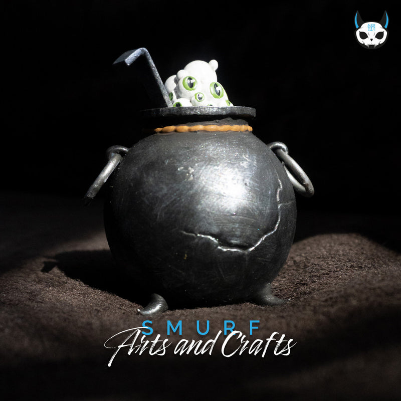 Mimic Witch Cauldron - Dark Fantasy 3D Miniature