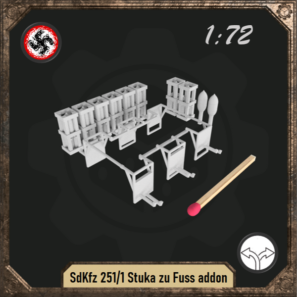 1/72 SdKfz 251/1 Stuka zu Fuss addon pack