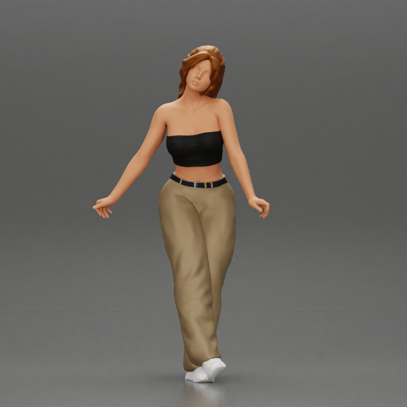 lowrider chola girl is leaning against the car mini shirt - Only-Games