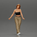 lowrider chola girl is leaning against the car mini shirt - Only-Games