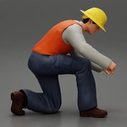 Industry worker sitting and fixing technical issues - Only-Games