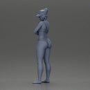 Sexy girl in a bikini and an empty top cap, thinking on the beach - Only-Games