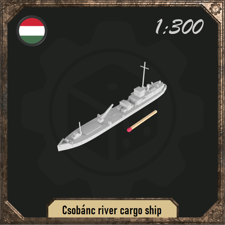 1/300 Csobánc river cargo ship