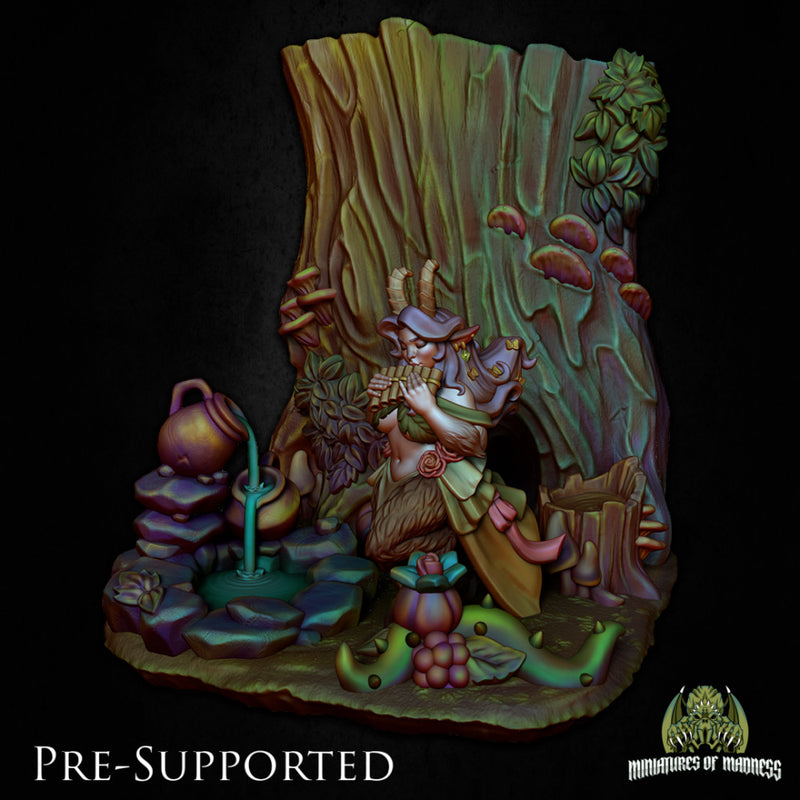 Satyr Scenery [PRE-SUPPORTED] Forest Nature Diorama - Only-Games