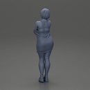 pretty girl with short hair posing in a sweater - Only-Games