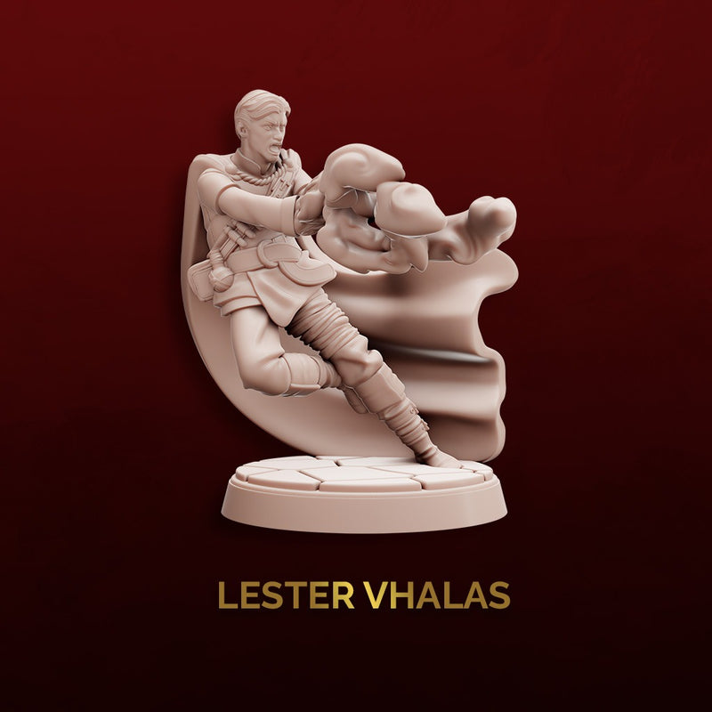 Lester Vhalas - Human Wizard