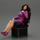 2 Businesswoman Sitting On Private Plane - Only-Games