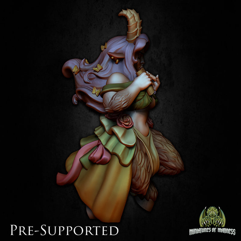 Cybel The Satyr [PRE-SUPPORTED] 32mm Female Druid Bard - Only-Games